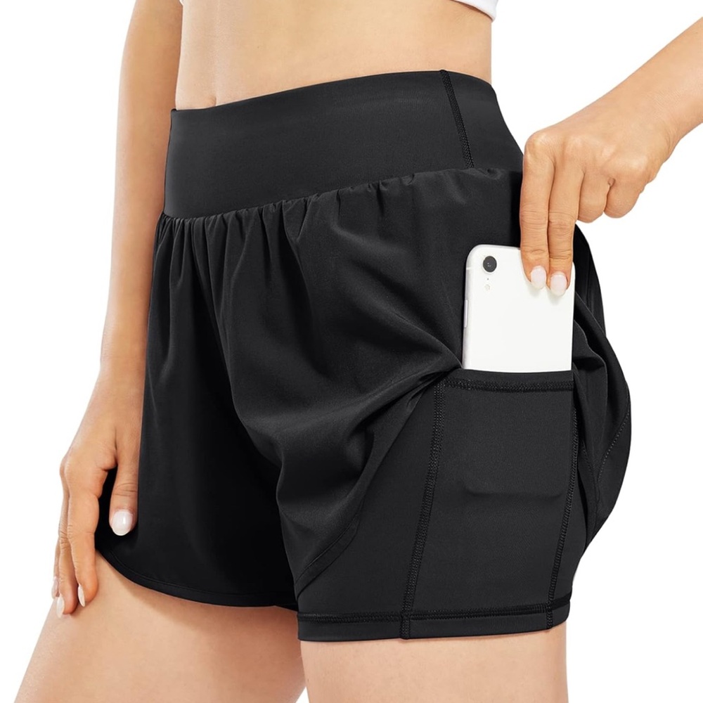 Black Athletic Shorts w/ Pocket